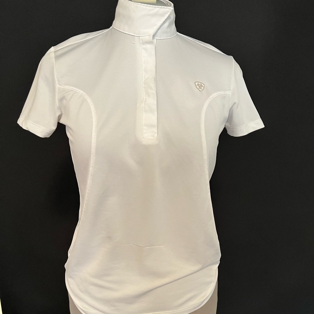 Ariat White Short Sleeved Show Shirt